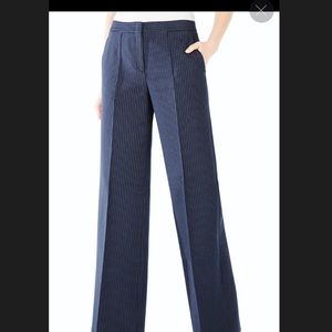 Pin stripe wide leg pant